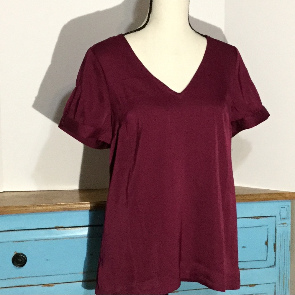 ModCloth plum silky top